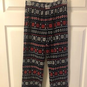 Boys youth fleece GAP pajama bottoms
